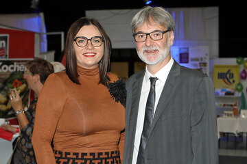 Landeshauptmann-Stv. Mag.a Astrid Eisenkopf (l., mit Messe-Veranstalter Markus Tuider) eröffnete die 15. Genussmesse in Oberwart.