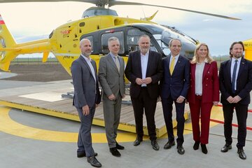Notarzthubschrauber-Stützpunkt Frauenkirchen eröffnet