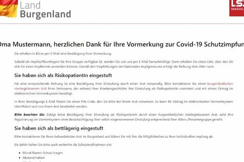 Einen anderen Risikopatienten vormerken