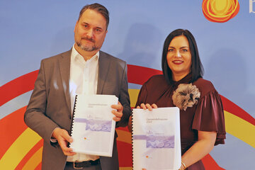 Landeshauptmannstellvertreterin Astrid Eisenkopf präsentierte die gemeindefinanzstatistik 2022