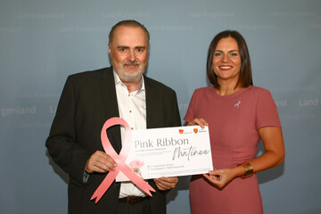 Landeshauptmann Hans Peter Doskozil und Landtagspräsidentin Astrid Eisenkopf