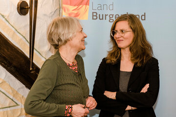 Landeshauptmann-Stellvertreterin Anja Haider-Wallner auf Dialogtour in Oberpullendorf.