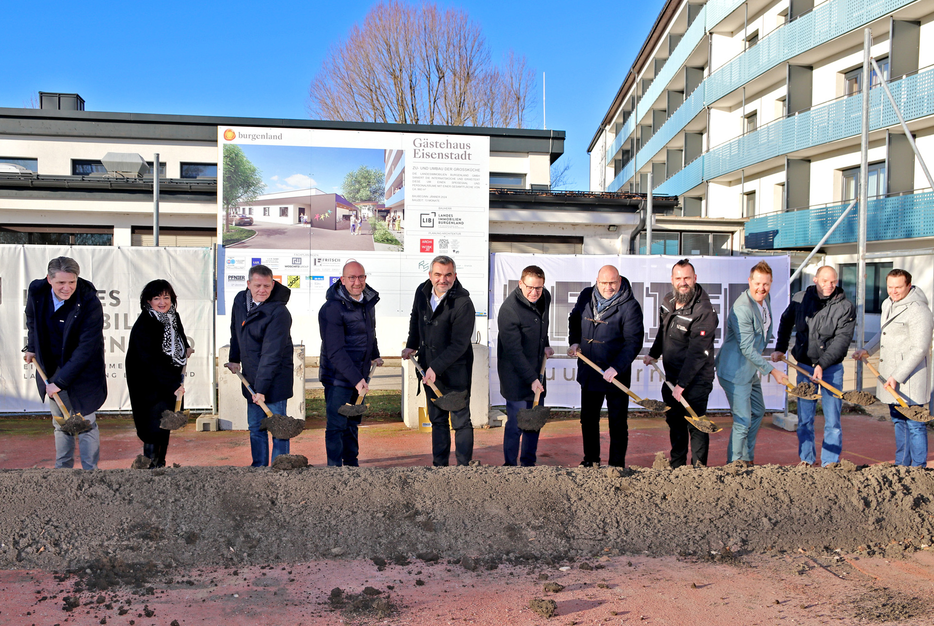 Spatenstich Großküche Eisenstadt