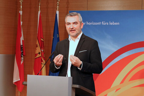 Landesrat Heinrich Dorner präsentierte die Schwerpunkte seines Ressorts für 2023