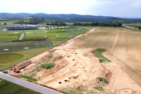 Archäologische Funde am Areal der Fußballakademie Mattersburg