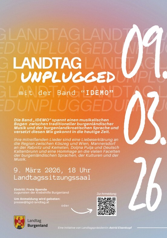 Landtag UNPLUGGED Plakat