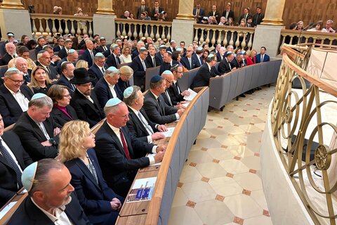 Ehrengäste beim Festakt 200 Jahre Wiener Stadttempel