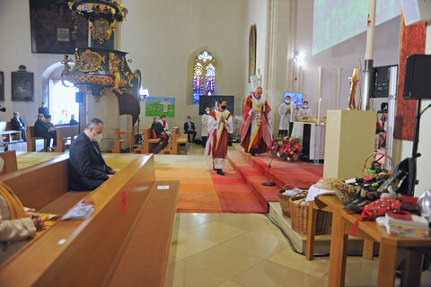 Festgottesdienst zu 60 Jahre Diözese Eisenstadt und 100 Jahre Burgenland am Pfingstmontag im Eisenstädter Dom