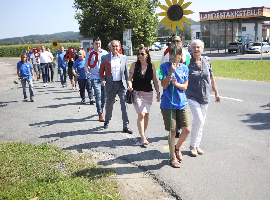 BBZ Rudersdorf Feierliche Einweihung des 100 Jahre Burgenland