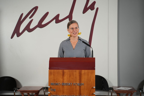 LH-Stv.in Anja Haider-Wallner bei der internationalen Abschlusskonferenz des EU-Projekts FOSTER (Future Oriented Solutions Toward Environmental Resilience).