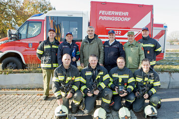 Landesrat Feuerwehrreferent Mag. Heinrich Dorner besuchte die Feuerwehrfrauen und Feuerwehrmänner des Bezirkes Oberpullendorf bei ihrer Atemschutzleistungsprüfung in Piringsdorf.