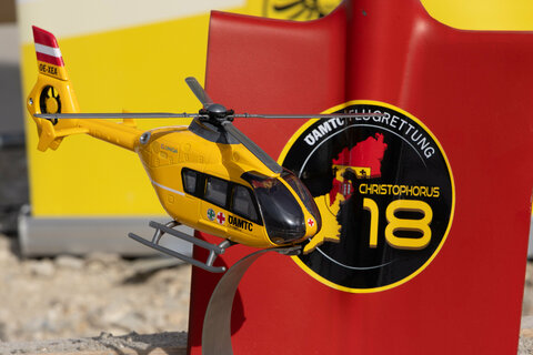 Von Frauenkirchen aus hebt schon bald der Notarzthubschrauber Christophorus 18 zu seinen Einsätzen ab.