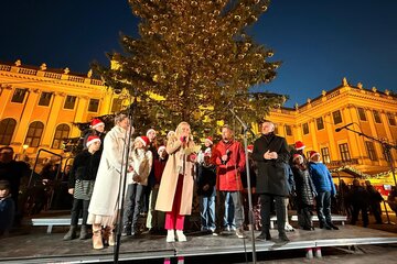 Imperial Markets-Geschäftsführerin Katrin Edtmeier, Ö3 Moderatorin Sylvia Graf, Burgenland Tourismus-CMO Kurt Kaiser und Schönbrunn GroupCEO Klaus Panholzer bei der feierlichen Eröffnung