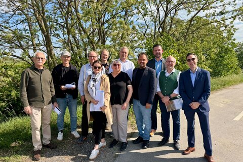 V.l.: Alois Lang, Helge Schier, Franz Ederer, Lina Jires-Karner, Christian Wagner, Hannelore-Ursula Horak, Christian Hofstädter, KilianBrandstätter, Florian Schlechtleitner, Dieter Horvath, Johannes Zink
