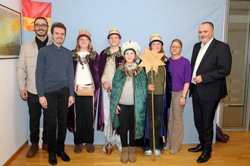 Sternsinger zu Besuch bei Landeshauptmann Doskozil