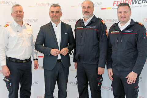 Präsentation der burgenländischen Feuerwehrbilanz 2022 mit Landesrat Dorner