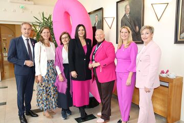 Landesrat Leonhard Schneemann, Anja Haider-Wallner, Andrea Konrad, Landtagspräsidentin Astrid Eisenkopf, Andrea Kdolsky, Landesrätin Daniela Winkler und Claudia Schlager.