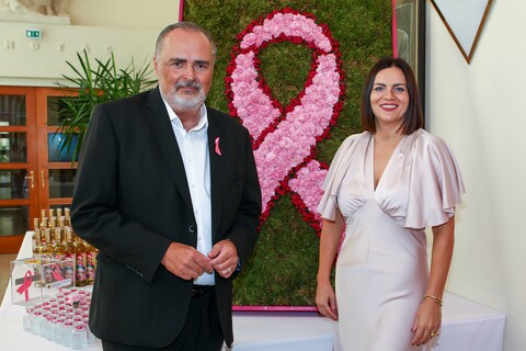 Landeshauptmann Hans Peter Doskozil und Landtagspräsidentin Astrid Eisenkopf luden zur Pink Ribbon Matinee in den Landtagssitzungssaal im Landhaus in Eisenstadt ein