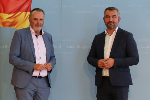 Landeshauptmann Hans Peter Doskozil und Landesrat Heinrich Dorner präsentierten ein Maßnahmenpaket für leistbares Bauland