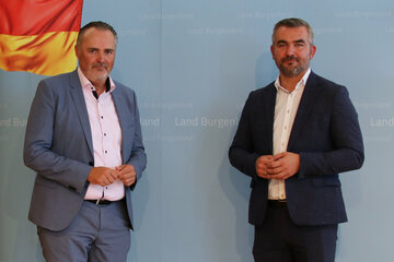 Landeshauptmann Hans Peter Doskozil und Landesrat Heinrich Dorner präsentierten ein Maßnahmenpaket für leistbares Bauland