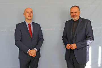 Superintendent Dr. Robert Jonischkeit auf Antrittsbesuch bei Landeshauptmann Hans Peter Doskozil