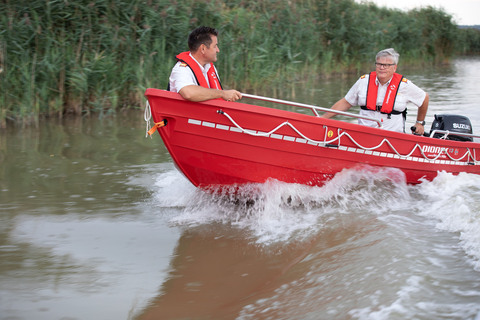 Der burgenländische Landesfeuerwehrverband hat nun drei neue Boote