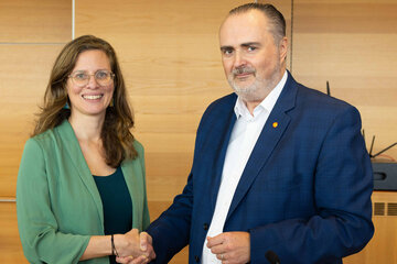 LH Doskozil und LH-Stv.in Haider-Wallner