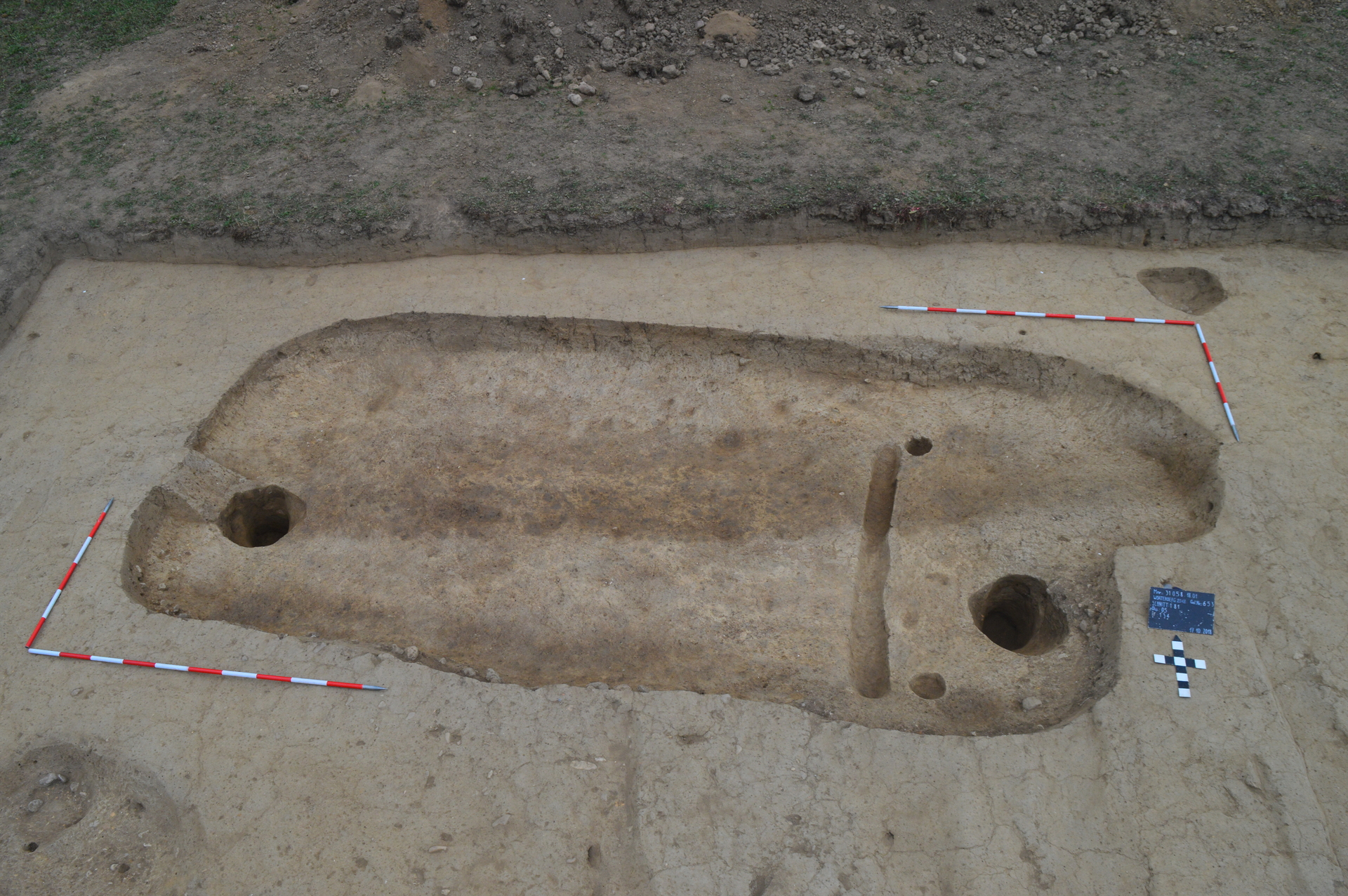 Latènezeitliches Grubenhaus © Ausgrabung Wörterberg