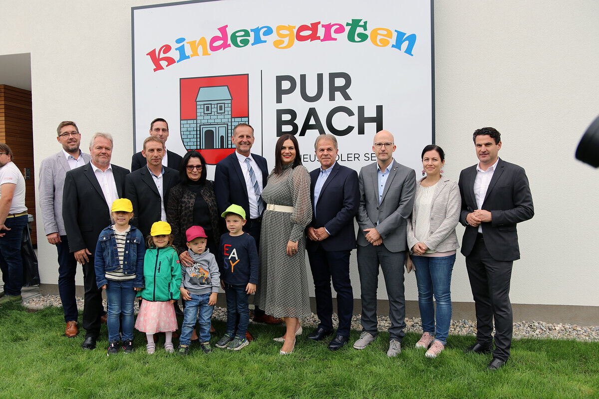 Eröffnung Kindergarten Purbach: Moderne und zukunftsorientierte
