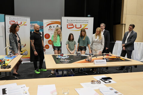 LAndesrätin Daniela Winkler beim Landesfinale des Robertacups in Neutal