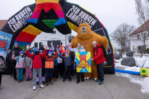 Bildungslandesrätin Daniela Winkler beim Start von Walky in Donnerskirchen