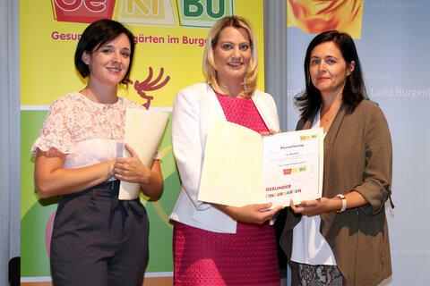 Landesrätin Daniela Winkler mit Kindergarten St. Michael