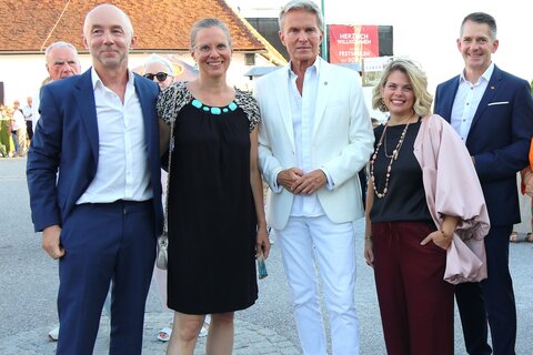 Martin Hollweck, LH-Stv.in Anja Haider-Wallner, Alfons Haider, Claudia Priber und Rainer Winter