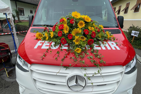 Das neue Mehrzweckfahrzeug (MZF) der Freiwilligen Feuerwehr Bonisdorf wurde offiziell eingeweiht.