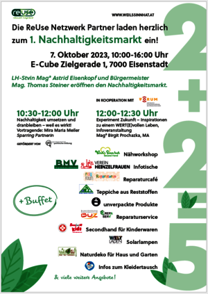 Poster 1. Nachhaltigkeitsmarkt