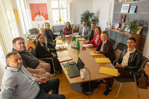 GFD-Strategieteam bestehend aus VertreterInnen des Landes Burgenland, der Landwirtschaftskammer Burgenland, des Pflanzenschutzdienstes Burgenland, der BIO AUSTRIA und der AGES