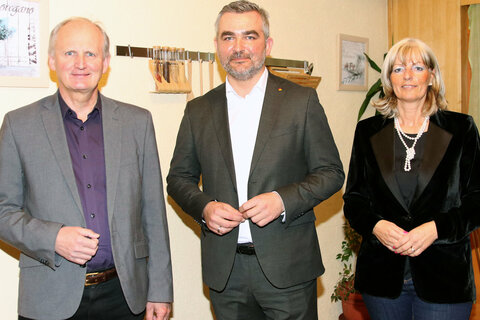 Start der BAuland info tour in Neusiedl am See mit Landesrat Dorner