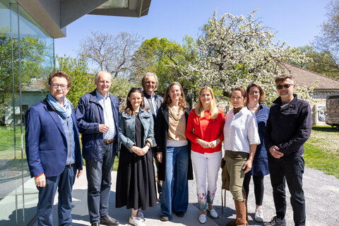 Landeshauptmann-Stellvertreterin Anja Haider-Wallner und Landesrätin Mag.a (FH) Daniela Winkler beim Welterbetag in Winden zum 25-jährigen Bestehen der Welterbestätte Fertö-Neusiedler See.