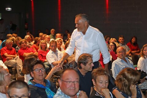 Landeshauptmann Hans Peter Doskozil begrüßte die zahlreich anwesenden Gäste im OHO.