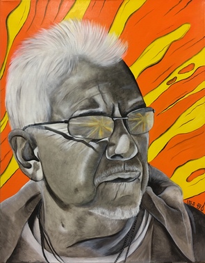 Ölbild Eric Burdon  Ölbild Eric Burdon