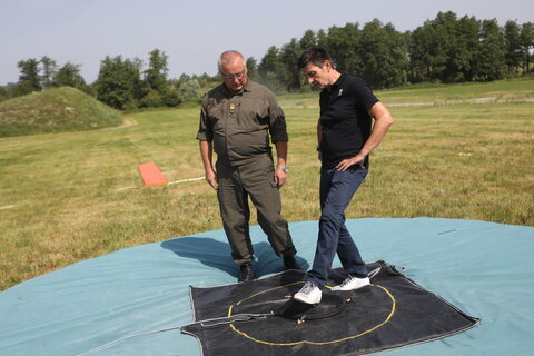 Militärweltmeisterschaft im Fallschirmspringen 2020 in Güssing