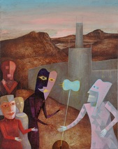 „Detektor“ aus dem Zyklus Masken und Maskierte