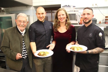 Jürgen Frank, Joachim Kuzmits, Landeshauptmann – Stellvertreterin Anja Haider-Wallner, Marc Schrammel.