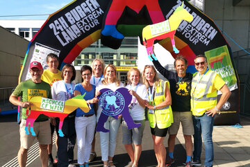 Summer Tour 2022 Burgenland Extrem - Bildungslandesrätin Mag.a (FH) Daniela Winkler beim „School of Walk“