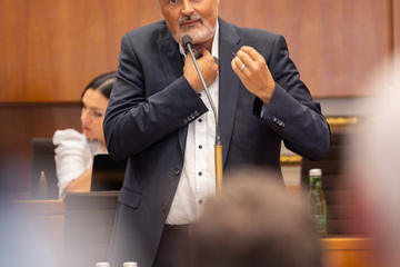 Landeshauptmann Hans Peter Doskozil beim Sonderlandtag zur Finanzlage des Burgenlandes
