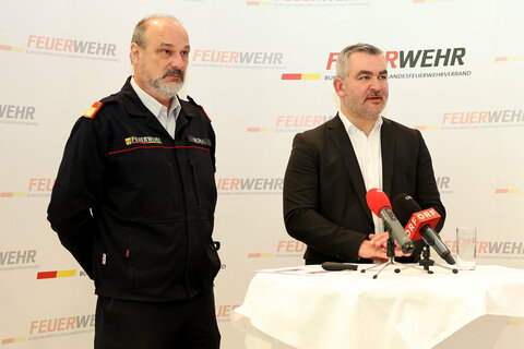 Landesrat Heinrich Dorner präsentierte die Bilanz des Burgenländischen Landesfeuerwehrverbandes 2024.