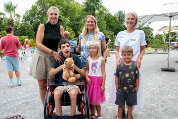 Landesrätin Daniela Winkler und Doris Zoder-Spalek, die geschäftsführende Obfrau von MOKI Burgenland, konnten viele von MOKI betreute Familien beim Kinderfest begrüßen.