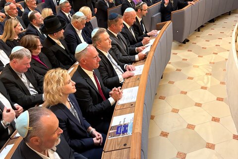 Ehrengäste beim Festakt 200 Jahre Wiener Stadttempel