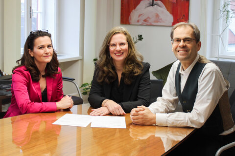 Claudia Pinterich, LH-Stv.in Anja Haider-Wallner, Klubobmann Wolfgang Spitzmüller