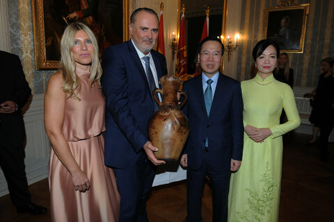 LH Doskozil empfing Vietnamesischen Staatspräsidenten Vo Van Thuong im Schloss Esterházy